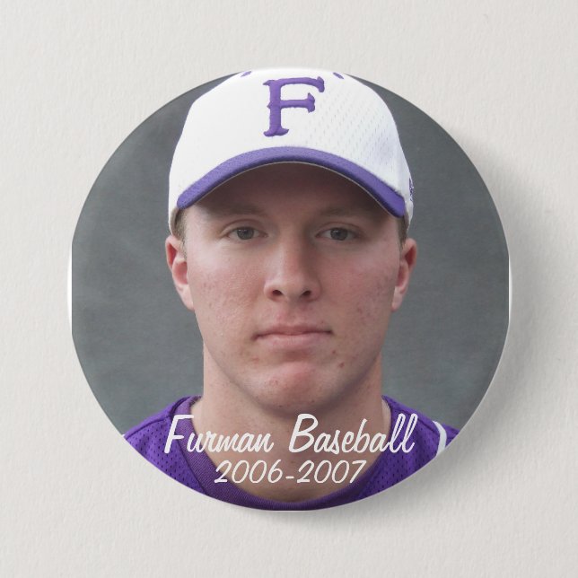 Chapa Redonda De 7 Cm StembridgeW2007Mug, Furman Baseball, 2006-2007 (Anverso)