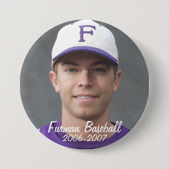Chapa Redonda De 7 Cm StembridgeW2007Mug, Furman Baseball, 2006-2007 (Anverso)