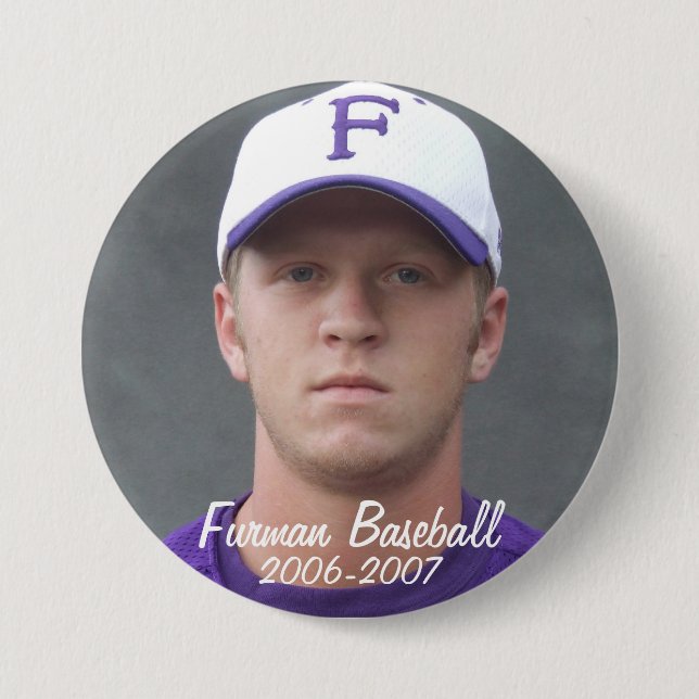 Chapa Redonda De 7 Cm StembridgeW2007Mug, Furman Baseball, 2006-2007 (Anverso)