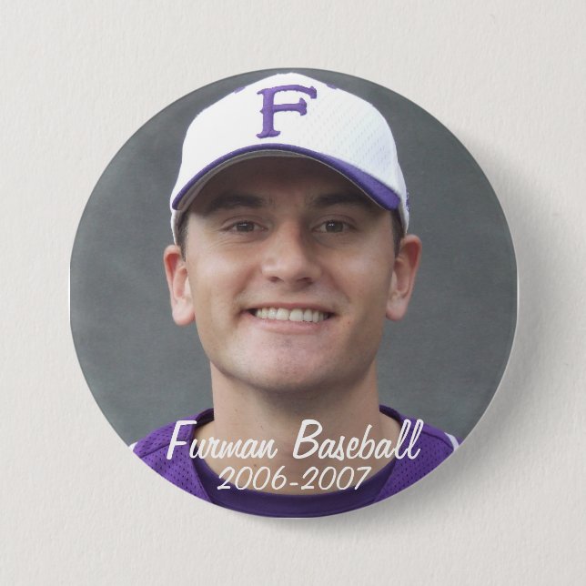 Chapa Redonda De 7 Cm StembridgeW2007Mug, Furman Baseball, 2006-2007 (Anverso)