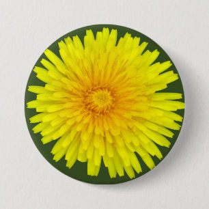 Chapa Redonda De 7 Cm Summer Dandelion Round Button