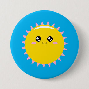 Chapa Redonda De 7 Cm Sunshine
