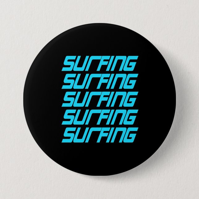Chapa Redonda De 7 Cm Surfing Surfing (Anverso)