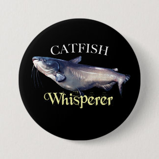 Chapa Redonda De 7 Cm Susurrador de pescado