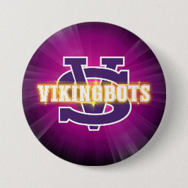 Chapa Redonda De 7 Cm Swan Valley VikingBots Button Pin