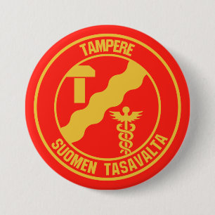 Chapa Redonda De 7 Cm Tampere Round Emblem