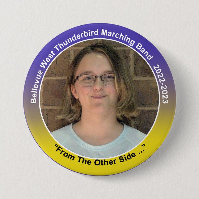 Chapa Redonda De 7 Cm Tenor Sax Zoe 9 (Anverso)