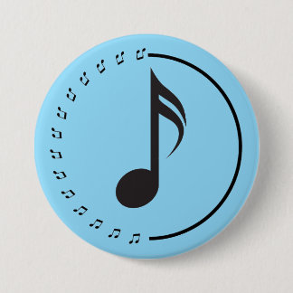 Chapa Redonda De 7 Cm The Music Hub Button