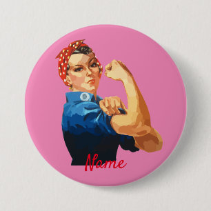 Chapa Redonda De 7 Cm Thunder_Cove (Empoderamiento femenino)