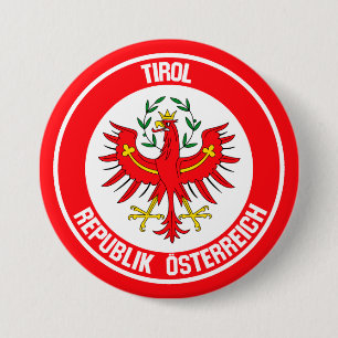 Chapa Redonda De 7 Cm Tirol redonda Emblema