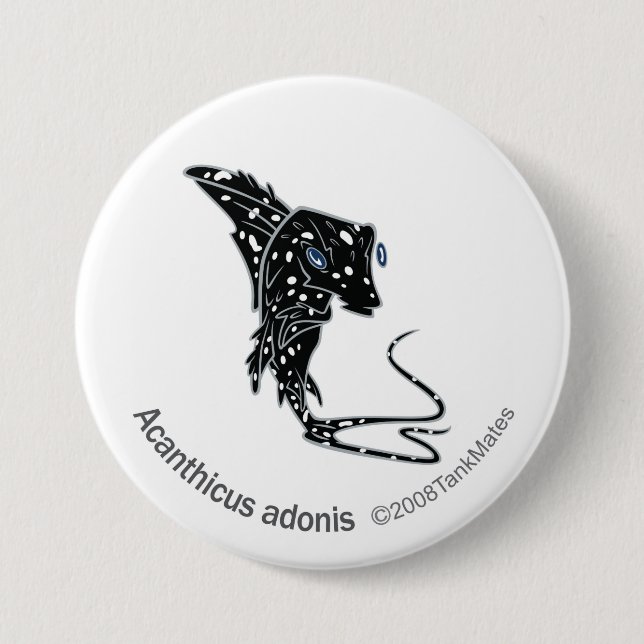 Chapa Redonda De 7 Cm TM-09-Acanthicus Adonis (Anverso)