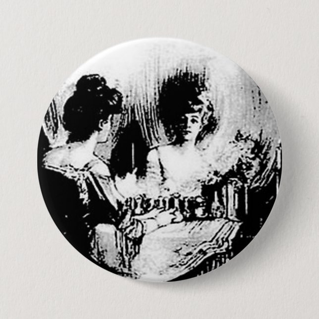 Chapa Redonda De 7 Cm Todo Es Vanity Charles Allan Gilbert (Anverso)