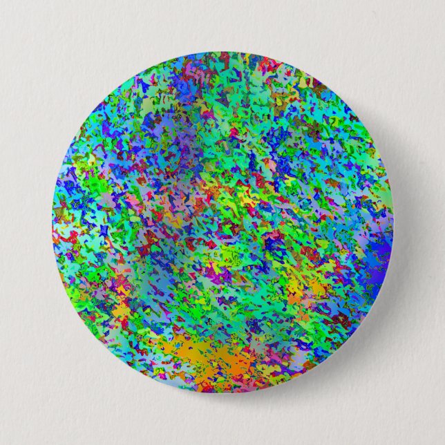 Chapa Redonda De 7 Cm Tormenta Confetti (Anverso)