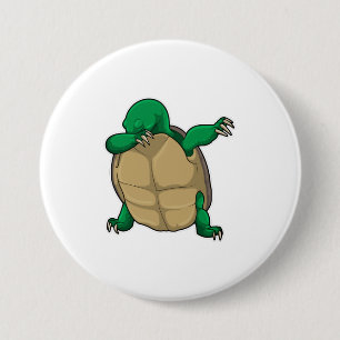 Chapa Redonda De 7 Cm Tortuga en Hip Hop Dance Dab