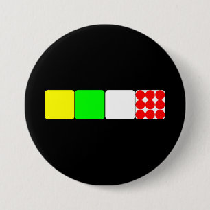 Chapa Redonda De 7 Cm Tour de France Jerseys 2 Botones Negros