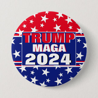 CHAPA REDONDA DE 7 CM TRUMP 2024 MAGA
