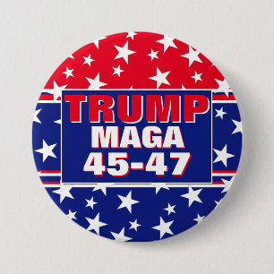 CHAPA REDONDA DE 7 CM TRUMP 45-47 MAGA