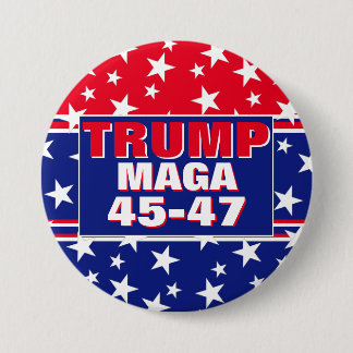 CHAPA REDONDA DE 7 CM TRUMP 45-47 MAGA
