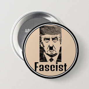 Chapa Redonda De 7 Cm Trump Button fascista