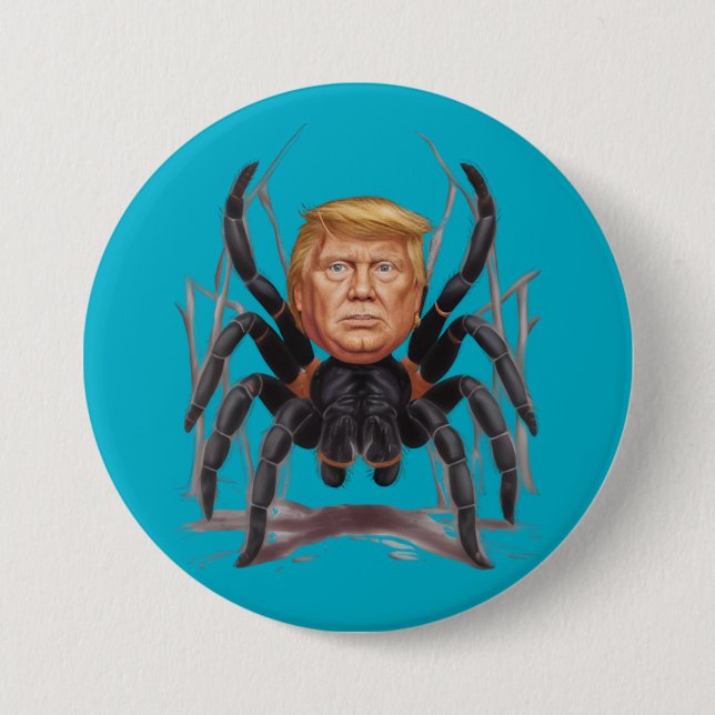 Chapa Redonda De 7 Cm Trump Clown Button (Anverso)