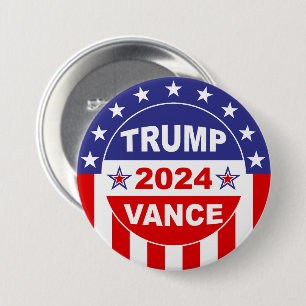 CHAPA REDONDA DE 7 CM TRUMP VANCE 2024