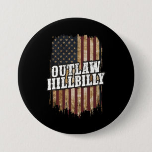 Chapa Redonda De 7 Cm Trump Vance 2024 J.D. Vance Forajido Hillbilly 