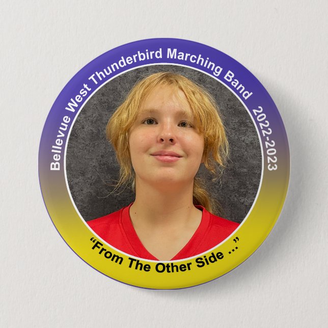 Chapa Redonda De 7 Cm Trumpet Anastasia 9 (Anverso)