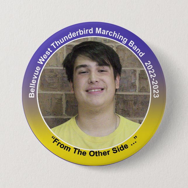 Chapa Redonda De 7 Cm Trumpet Nathan 12 (Anverso)