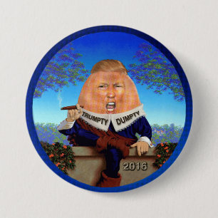Chapa Redonda De 7 Cm Trumpty Dumpty