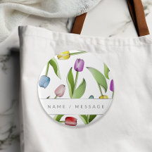 Tulipán floral colorido moderno personalizado