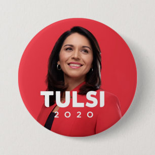 Chapa Redonda De 7 Cm Tulsi Gabbard 2020