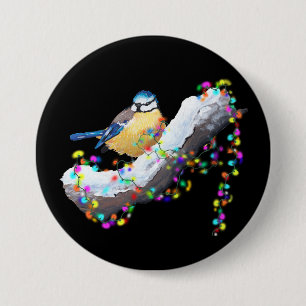 Chapa Redonda De 7 Cm Twinkle Twinkle Little Tit