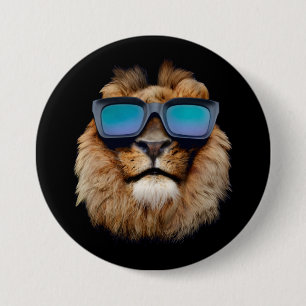 Chapa Redonda De 7 Cm Un gato Guay