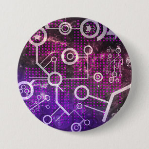 Chapa Redonda De 7 Cm Universo digital