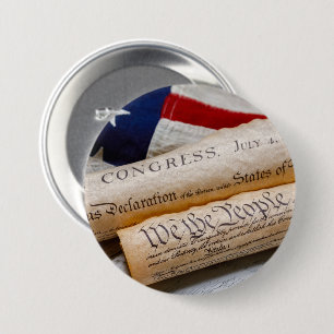 Chapa Redonda De 7 Cm US Founding Documents