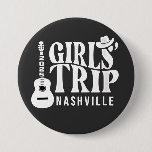 Chapa Redonda De 7 Cm Vacaciones de chicas en Nashville 2025 Verano