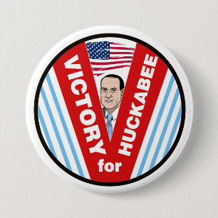 Chapa Redonda De 7 Cm Victoria para Huckabee 2016