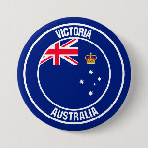 Chapa Redonda De 7 Cm Victoria Round Emblem