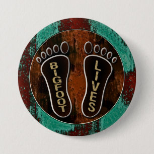 Chapa Redonda De 7 Cm Vidas de Bigfoot
