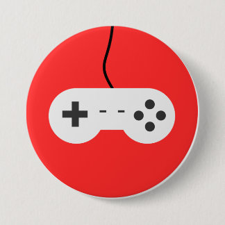 Chapa Redonda De 7 Cm Video Game Controller Icon