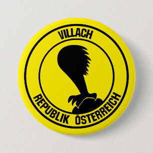 Chapa Redonda De 7 Cm Villach Round Emblem