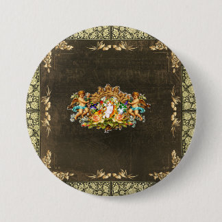 Chapa Redonda De 7 Cm Vintage 114