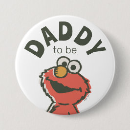 Chapa Redonda De 7 Cm Vintage Elmo Baby Shower Daddy To Be