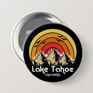 Chapa Redonda De 7 Cm Vintage Lake Tahoe California