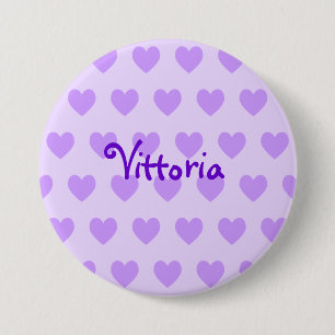 Chapa Redonda De 7 Cm Vittoria en morado