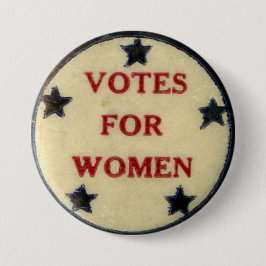 Chapa Redonda De 7 Cm Votes for Women Historic Star Suffrage Pin