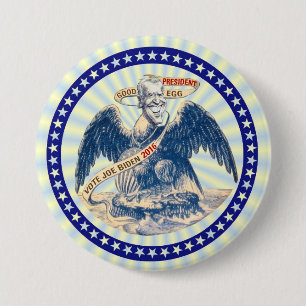 Chapa Redonda De 7 Cm Voto para Joe Biden 2016