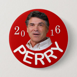 Chapa Redonda De 7 Cm Voto Rick Perry 2016