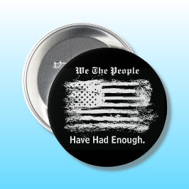 Chapa Redonda De 7 Cm We The People Distressed Flag