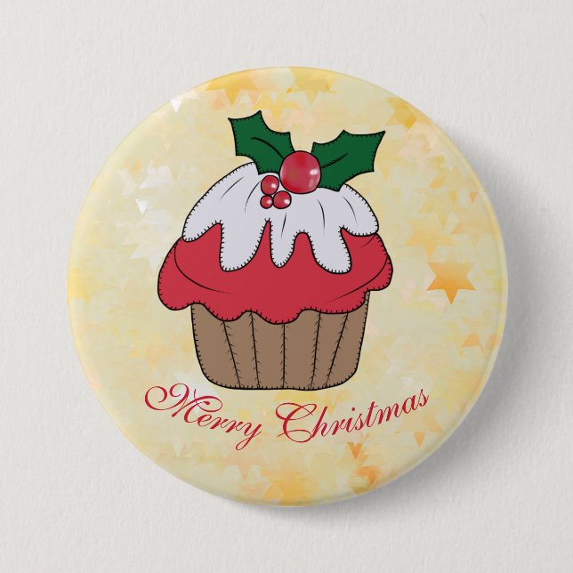 Chapa Redonda De 7 Cm Weihnachtsmuffin (Anverso)
